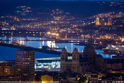 05 06 2012 - Marseille (FRA,13) - quartiers nord, au prmier plan le quartier du Panier