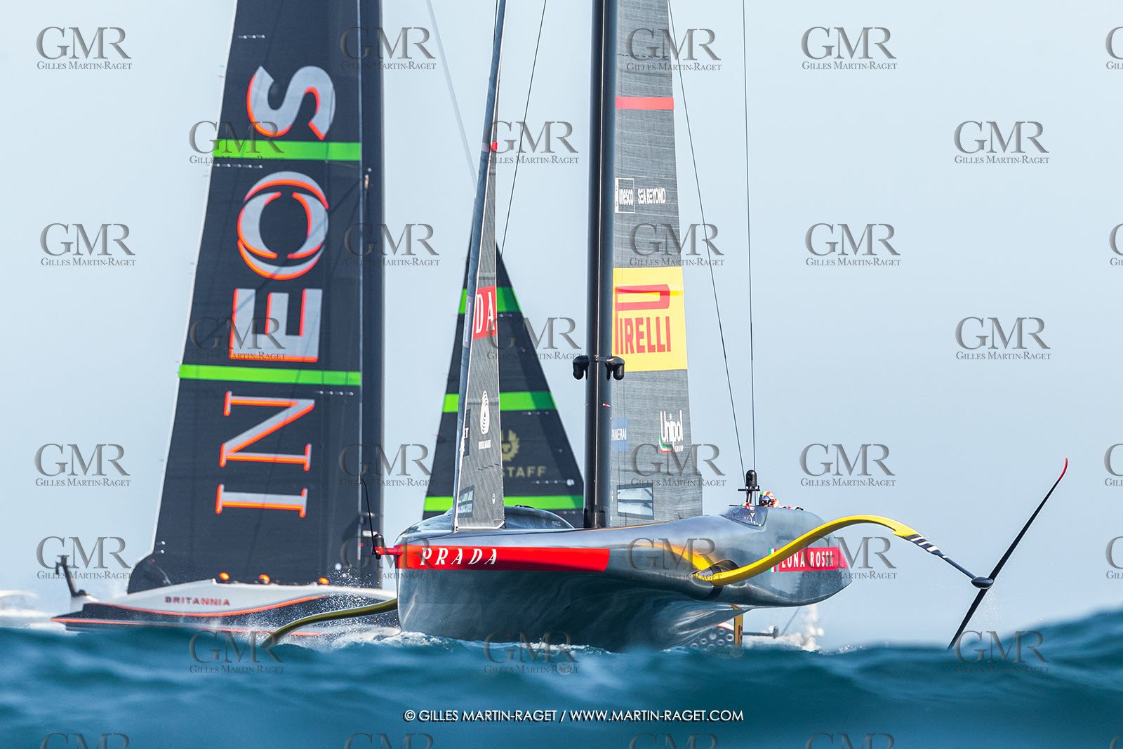 26 09 2024, Barcelona (ESP), 37th America's Cup, Louis Vuitton Cup Final, Race Day 1