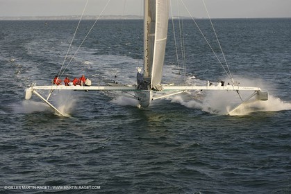 Hydroptère trials, Spring 2005, Quiberon Bay