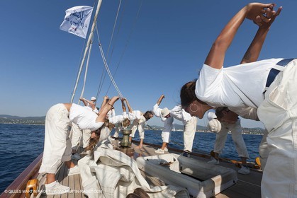 01 10 2011 - Saint Tropez (FRA,13) - Voiles de Saint Tropez 2011 - Yachts classiques - Jour 5 - A bord Mariquita