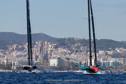 19 10 2024, Barcelona (ESP), Louis Vuitton 37th America's Cup, Final Match, Race Day 6