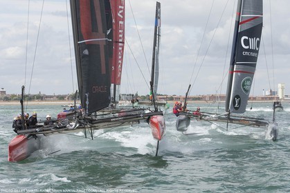 23 07 2015, Portsmouth (GBR), 35th America's Cup, Louis Vuitton America's Cup World Series Portsmouth 2015, Opening Day