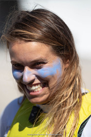 14 07 2023, Marseille (FRA), Paris 2024 Olympic Games Sailing Test Event, Day 6, Kite Medal races, winner Lauriane Nolot