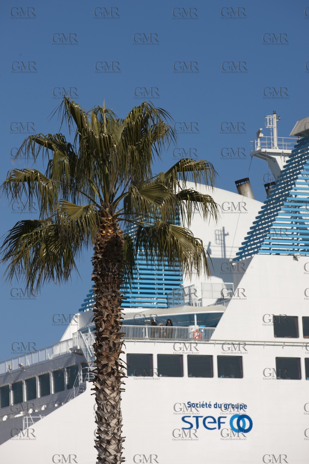 16 02 2012 - Ajaccio (FRA, Corse) -  La Méridionale shipping company- Piana at Ajaccio