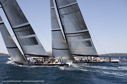 19 05 2010 - La Maddalena (ITA, Sardinia) Louis Vuitton Trophy - BMW ORACLE Racing - Training