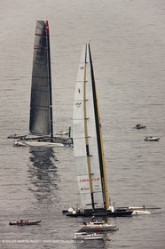 08 02 2010 - Valencia (ESP) - 33rd America's Cup - BMW ORACLE Racing - Race day 1