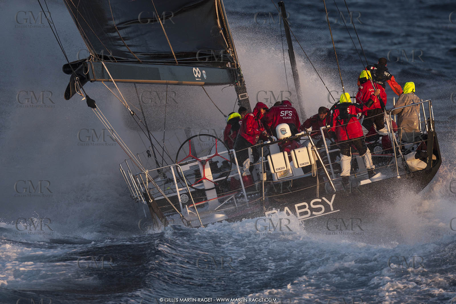 09 10 2017, Calvi (FRA,20), VOR 70 Babsy, Tentative de record autour de la Corse à la voile, skipper Franck Cammas
