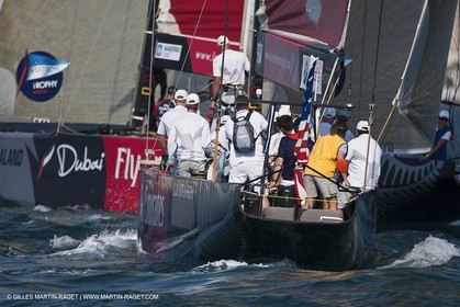 21 11 2010 - Dubai (UAE) - Dubai Louis Vuitton Trophy -  Round 2 - BMW ORACLE Racingg Vs Emirates Team New Zealand