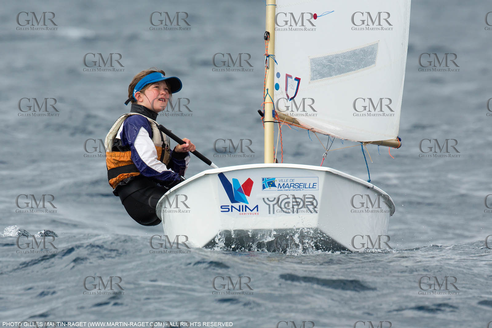 15 04 2016, Marseille (FRA,13), SNIM Dériveurs, Coupe Internationale de Printemps Optimist, Final Day