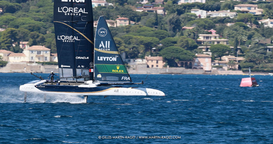10 09 2025, Saint-Tropez,(FRA), Rockwool SailGP France Saint-Tropez, Race Day 1