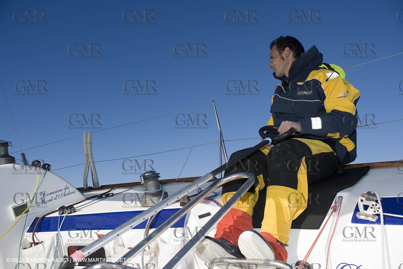 15 02 2007 - La Grande Motte (FRA) - Onedesign Figaro II - Thierry Duprey du Vorsent (Domaine de Monts d'Arbois)