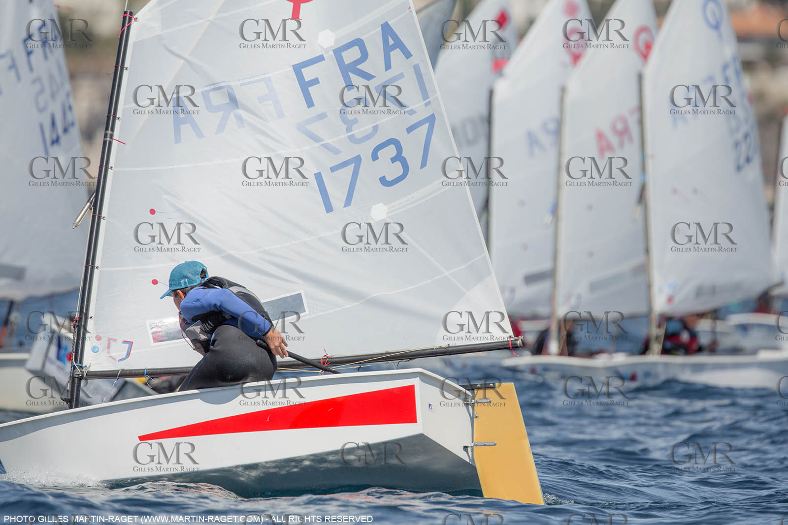 14 04 2016, Marseille (FRA,13), SNIM Dériveurs, Coupe Internationale de Printemps Optimist, Day 4