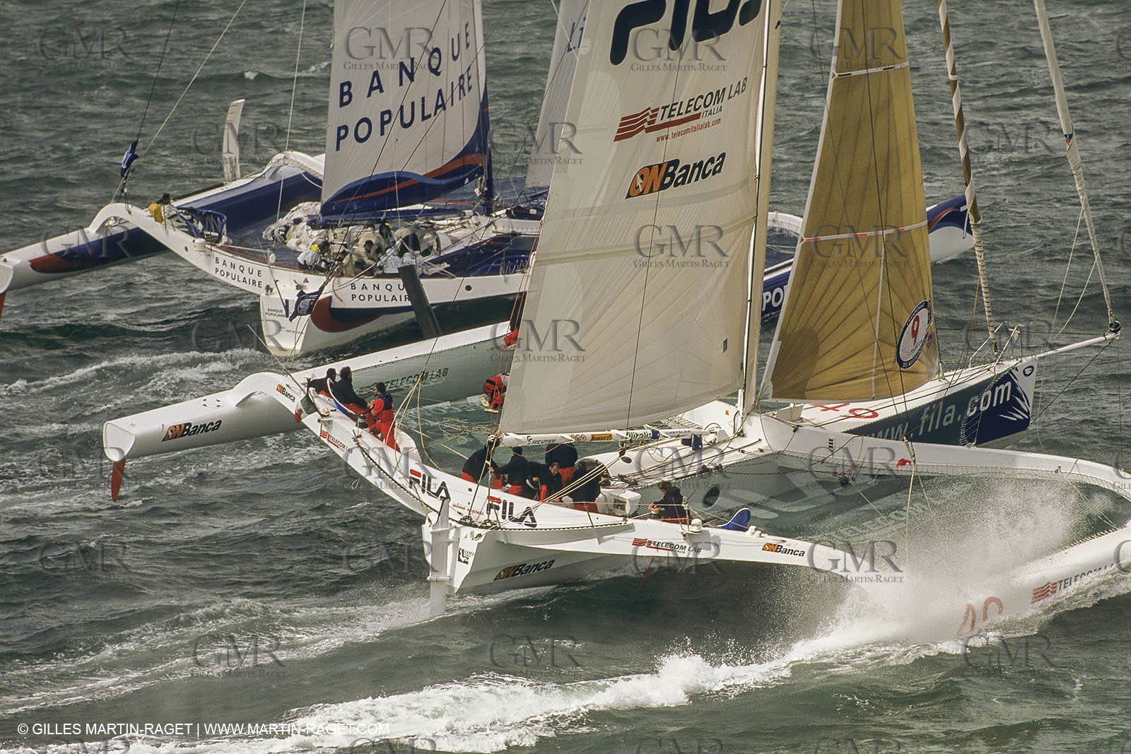 Yacht Racing, Multihull, ORMA 60, Giovani Soldini, Tim - Fila