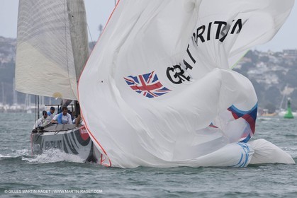 30 01 2009 - Auckland (NZL) - Louis Vuitton Pacific Series - Racing Day 1 - Team Origin Vs Luna Rossa