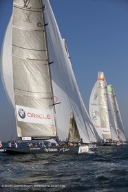 25 11 2010 - Dubai (UAE) - Dubai Louis Vuitton Trophy -  BMW ORACLE Racing Fleet races