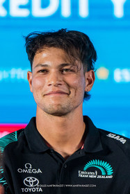 16 09 2024, Barcelona (ESP), 37th America's Cup, Unicedit Youth AMerica's Cup, press conference, new zealand