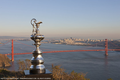 04 01 2011 - San Francisco (USA, CA) - 34th America's Cup - The America's Cup in San Francisco - Golden Gate Bridge