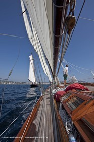 23 09 2009 - Cannes (FRA,83) - Régates Royales - A bord Pen duick