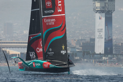 24 08 2024, Barcelona (ESP), Louis Vuitton 37th America's Cup, Louis Vuitton Prelilinary Regatta, Race Day 3