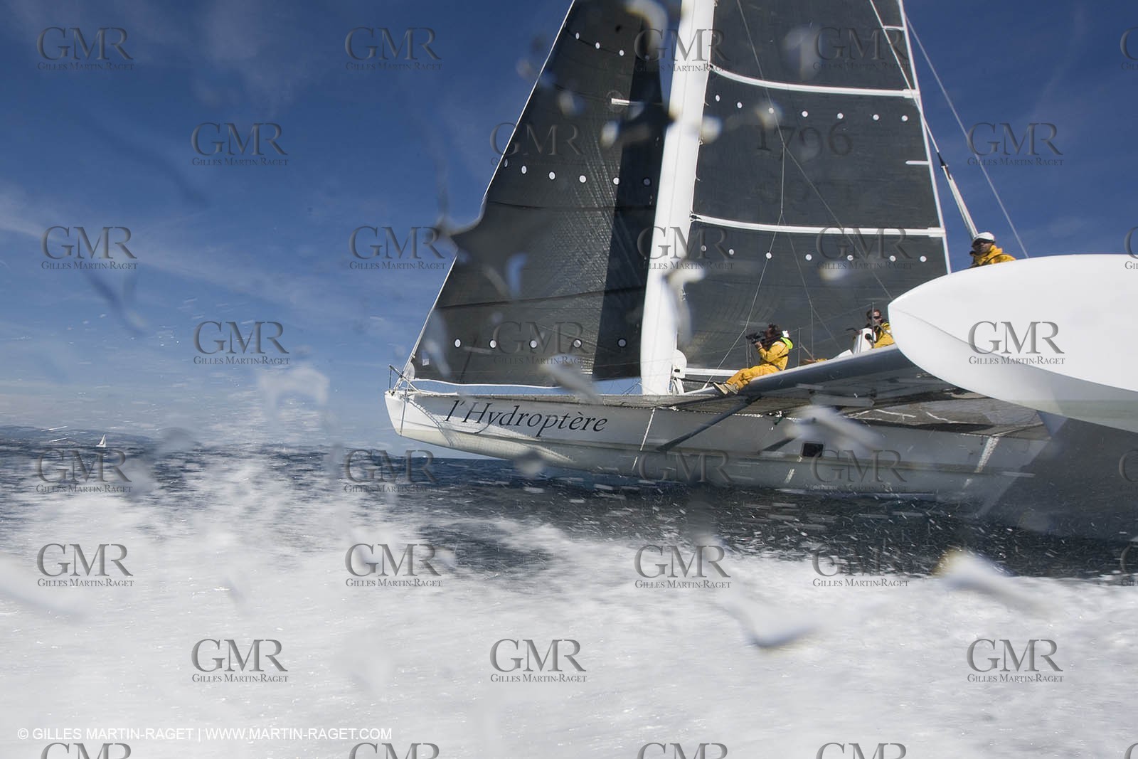 14 06 2008 - Toulon-Hyères (FRA,83) - 50 knots record attempt trials by l'Hydroptère