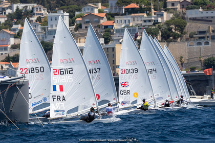 15 07 2023, Marseille (FRA), Paris 2024 Olympic Games Sailing Test Event, Day 6, Ilca 7 Medal race