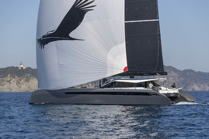 16 02 2019, Porquerolles (FRA,83), Gunboat 68 sail testing  3