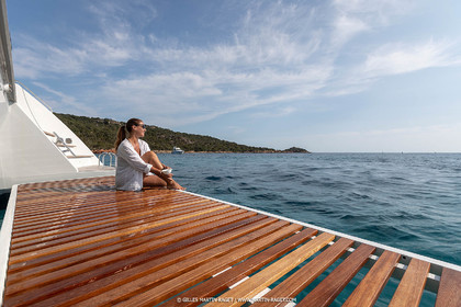 30 08 2018, Porto Vecchio (FRA, South Corsica) Chantier Fountaine-Pajot, Alegria 67