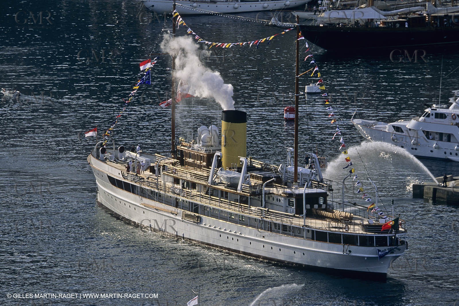 Classic Motor Yachts - Delphine at the Monaco Classic Week