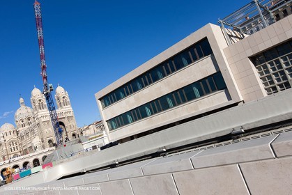 11 01 2013 - Marseille (FRA,13) - Marseille Provence 2013, Capitale européenne de la Culture, Ewplanade du J4, MUCEM et Villa Méditerrannée