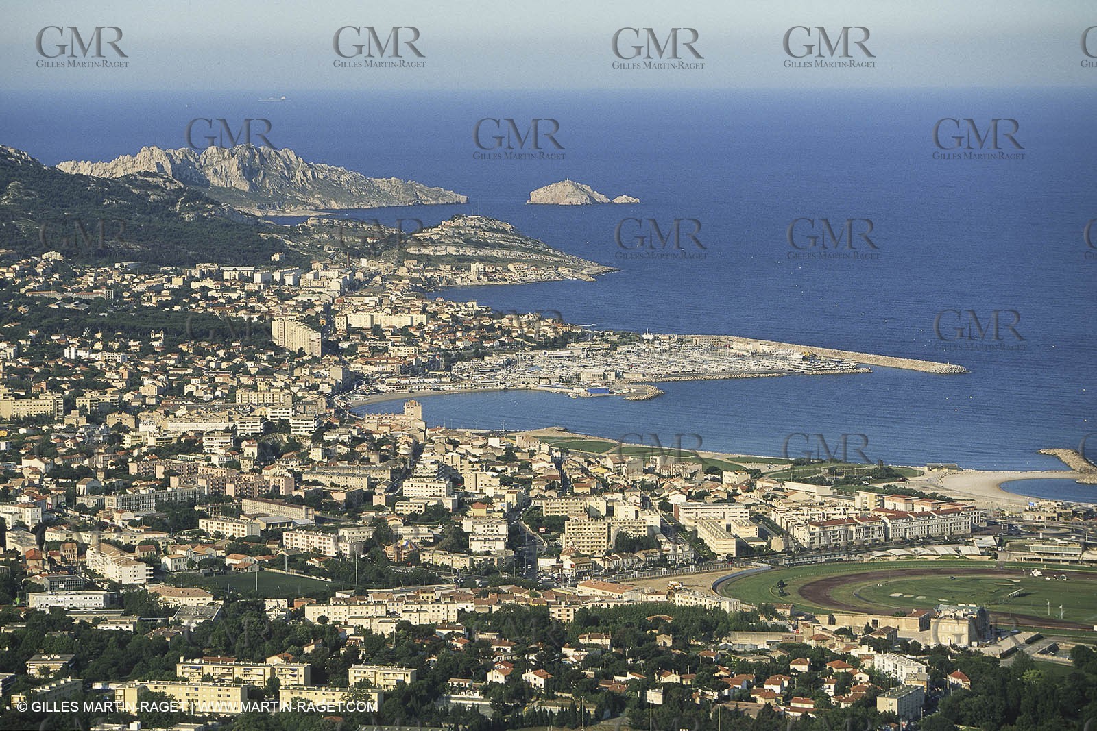 Bouches du Rhône, Marseille, (FRA,13) - Marseille from the sky