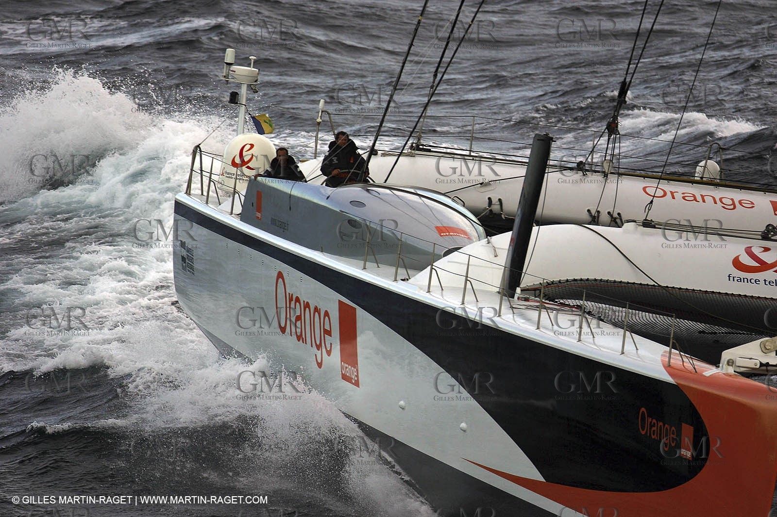Orange II - 2004 Mediterranée Record - Start off Marseilles