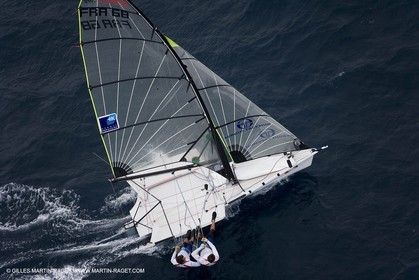 26 04 2007 - 2007 Semaine Olympique Française - Hyères (South of France) - Day 5 - Team France - 49er - Monteau-Guillou