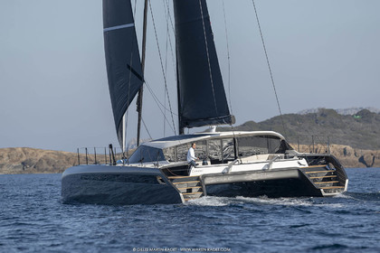16 02 2019, Porquerolles (FRA,83), Gunboat 68 sail testing  3