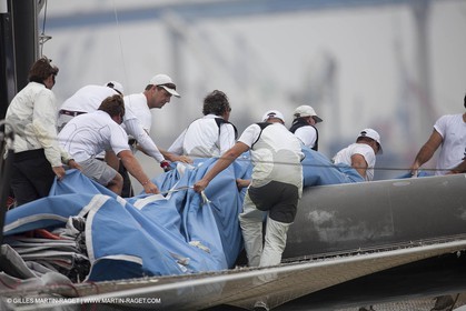 08 08 2009 - San Diego (USA,CA) - 33rd America's Cup - BMW ORACLE Racing - 90 ft Trimaran testings