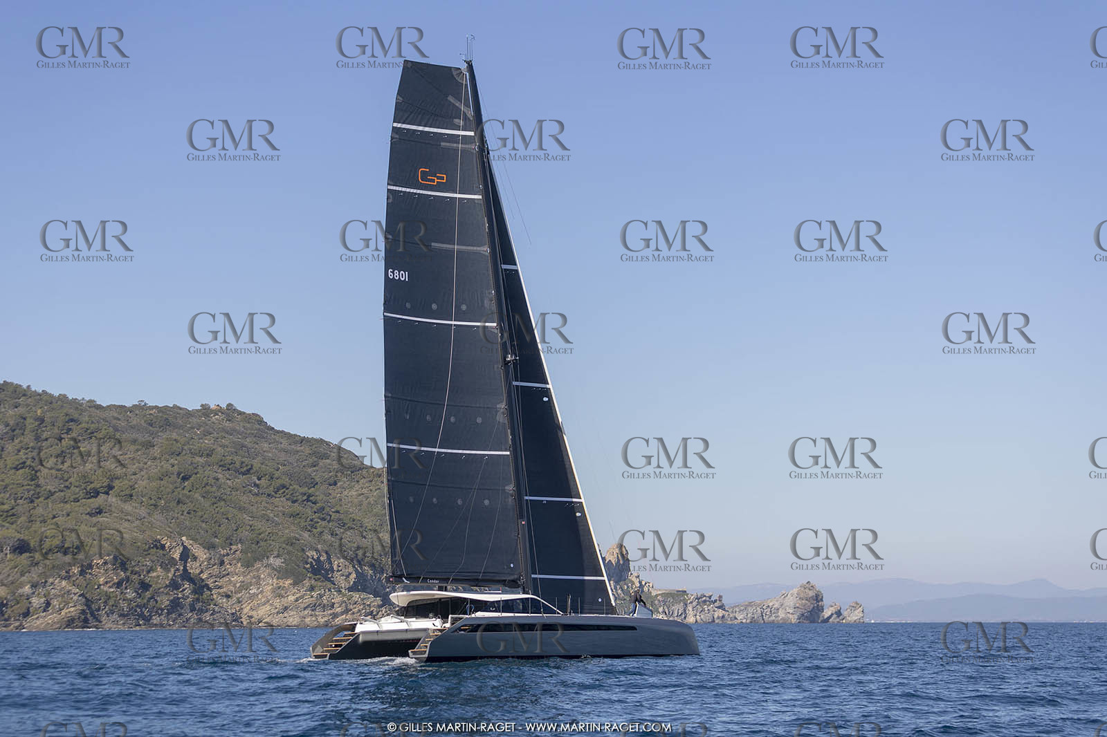 16 02 2019, Porquerolles (FRA,83), Gunboat 68 sail testing  3