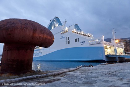 31-01-12   Marseille (FRA,13) Bastia (FRA,Corse) Croisière inaugurale et baptême du Ferry PIANA de La Meridionale