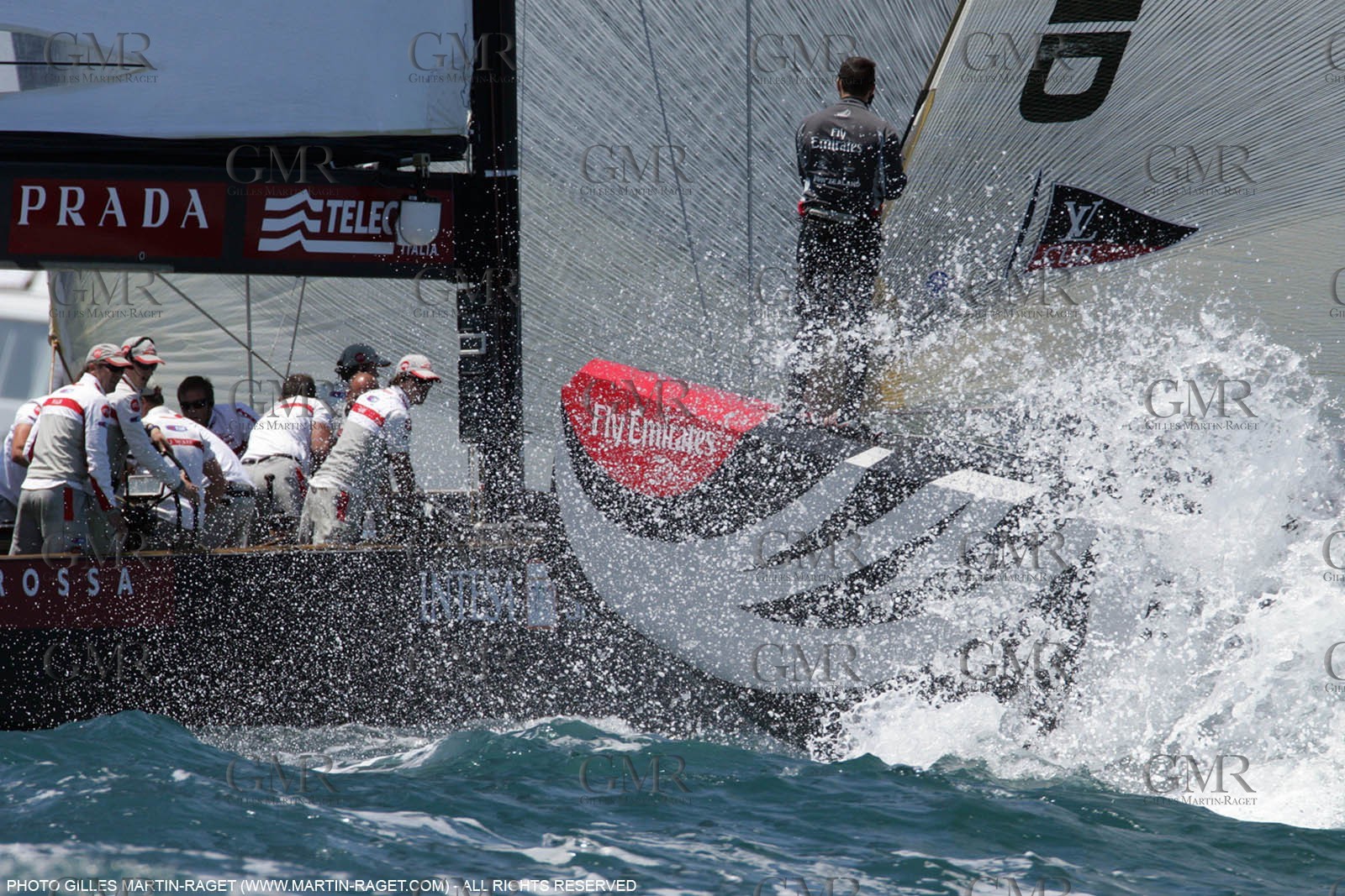 02 06 2007-Valencia (Spain)- 32nd America's Cup - Louis Vuitton Cup Final - Day 2