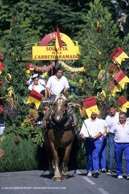 Saint Rémy de Provence (FRA,13) - Careto ramado (charrette fleurie)
