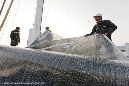 09 10 2010 - Morges (SUI) - L'Hydroptère.CH - 1st sail