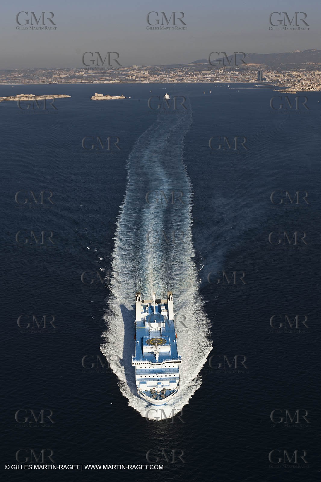 14 01 2012 - Marseille (FRA,13) - La Meridionale shipping company - the Piana off Marseille and the Calanques