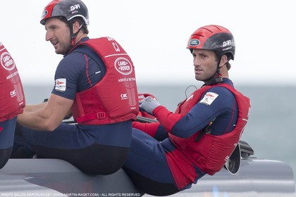 23 07 2015, Portsmouth (GBR), 35th America's Cup, Louis Vuitton America's Cup World Series Portsmouth 2015, Opening Day, Paul Campbell-James, Ben Asinlie