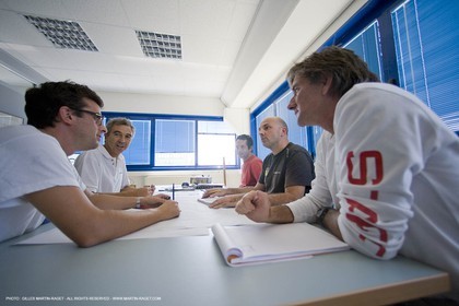 07 08 2007 - Follonica (ITA) - IMOCA monohulls- GROUPE BEL (Kito de Pavant) construction at Indiana Yachting boatyard