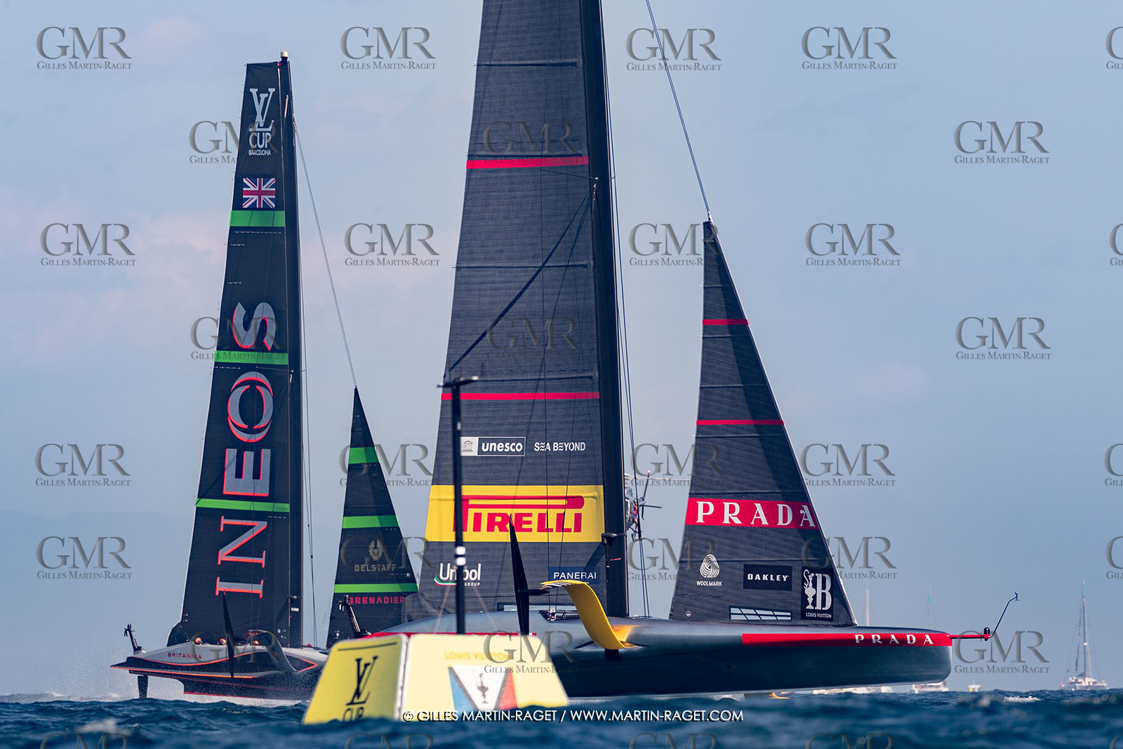 26 09 2024, Barcelona (ESP), 37th America's Cup, Louis Vuitton Cup Final, Race Day 1