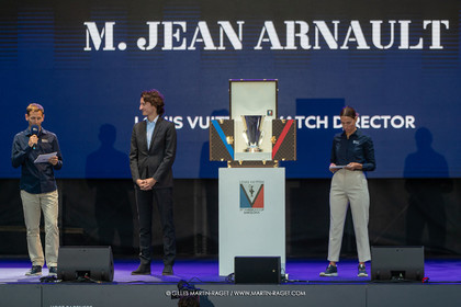 04 10 2024, Barcelona (ESP), 37th America's Cup, Louis Vuitton Cup Final, Race Day 7 , Prizegiving