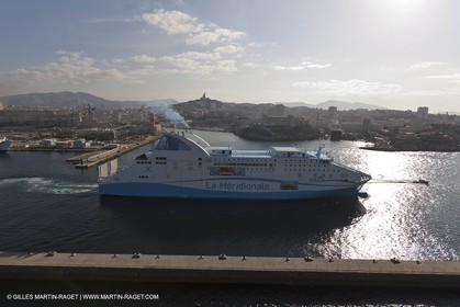 14 01 2012 - Marseille (FRA,13) - La Meridionale shipping company - the Piana off Marseille and the Calanques