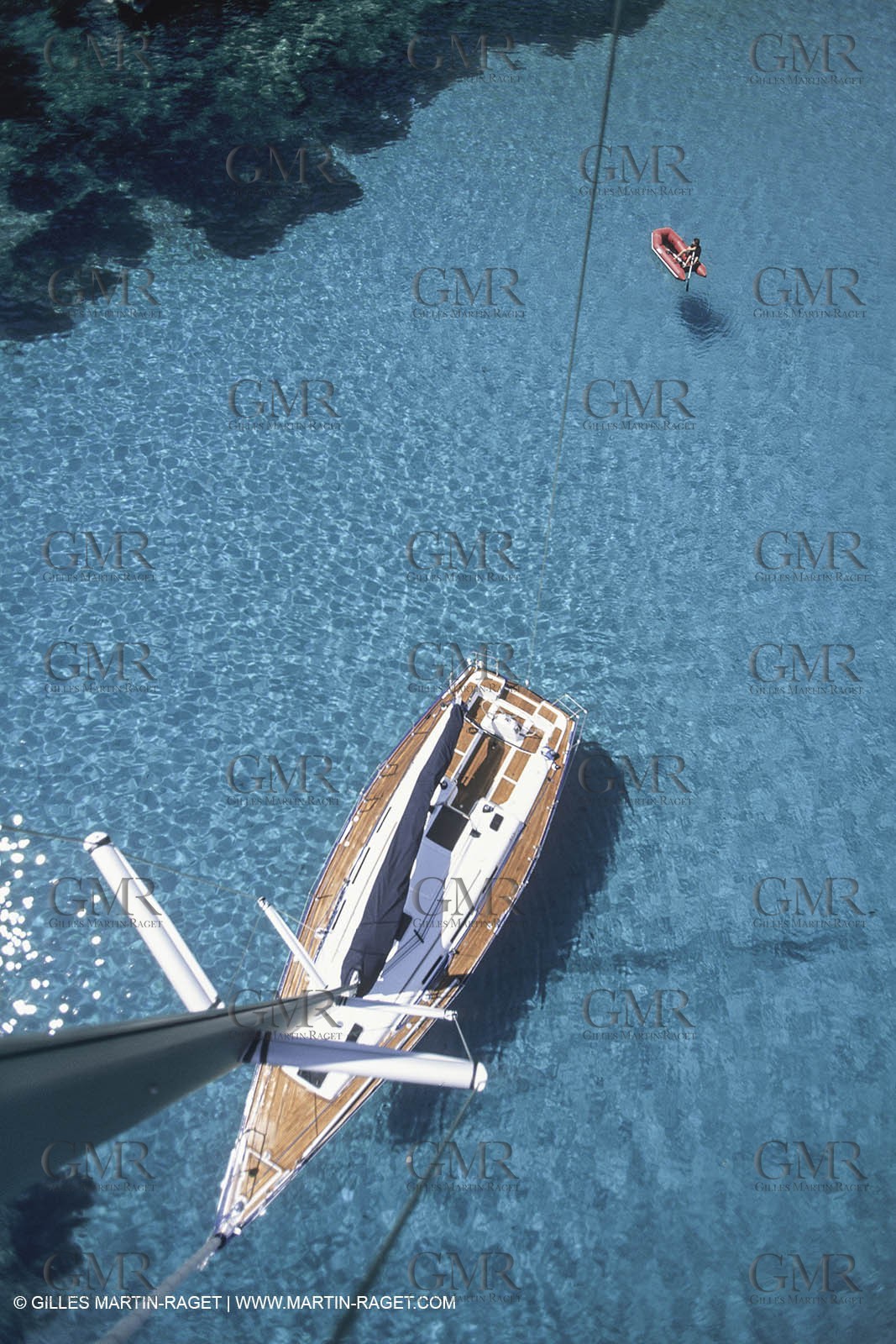 Sail, cruising, monohulls at the mooring