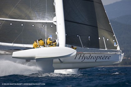 14 06 2008 - Toulon-Hyères (FRA,83) - 50 knots record attempt trials by l'Hydroptère