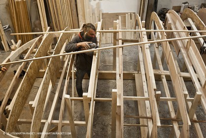 18 01 2012 - Marseille (FRA,13) - Construction d'Alcyon au chantier Carènes