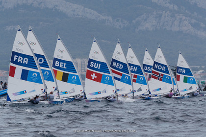 07 08 2024, Marseille (FRA), Paris 2024 Olympic Games, Sailing, Race Day 10, ILCA Medals races