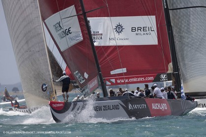 31 01 2009 - Auckland (NZL) -  Louis Vuitton Pacific Series -  Racing Day 2